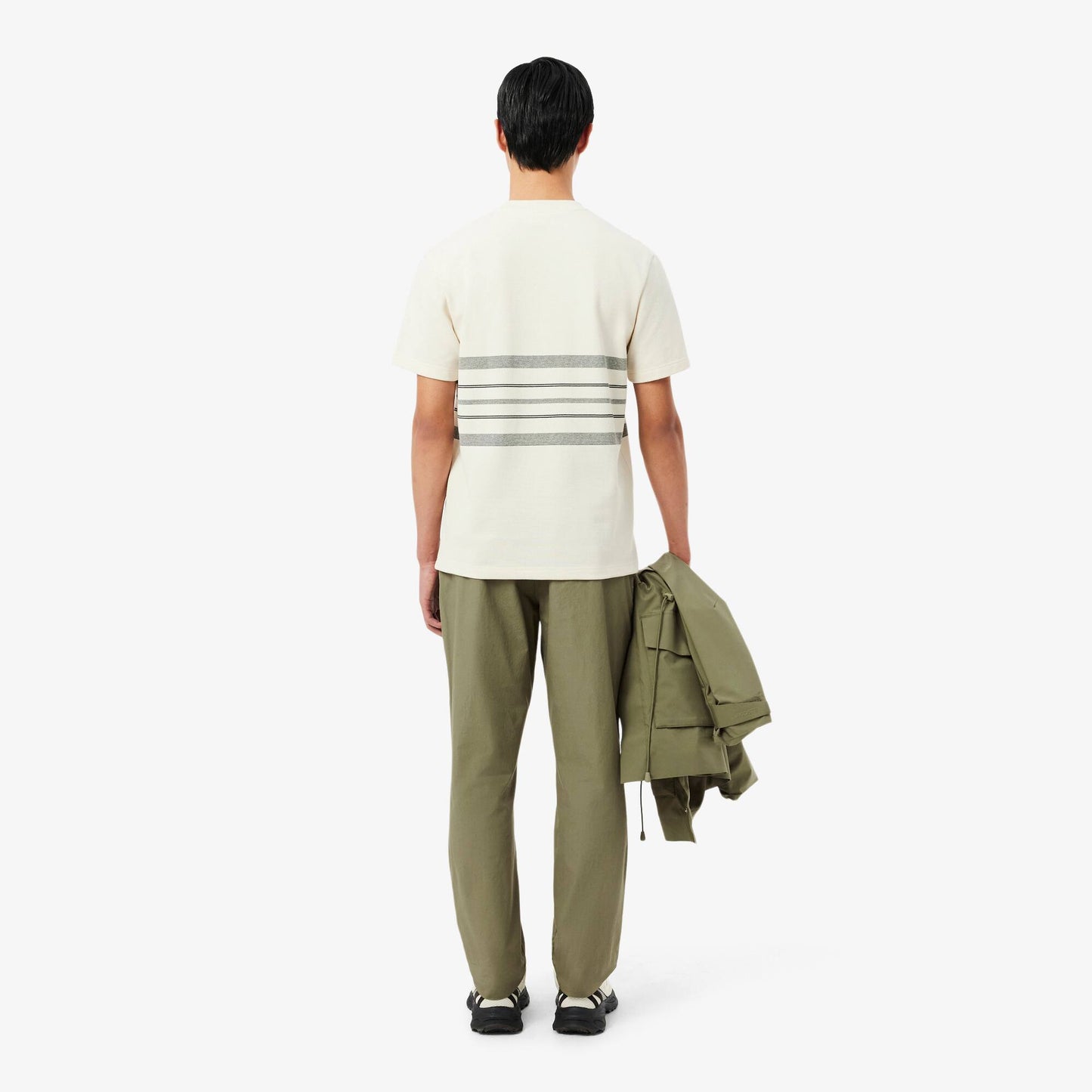 Pantalon chino en twill de coton à coupe droite