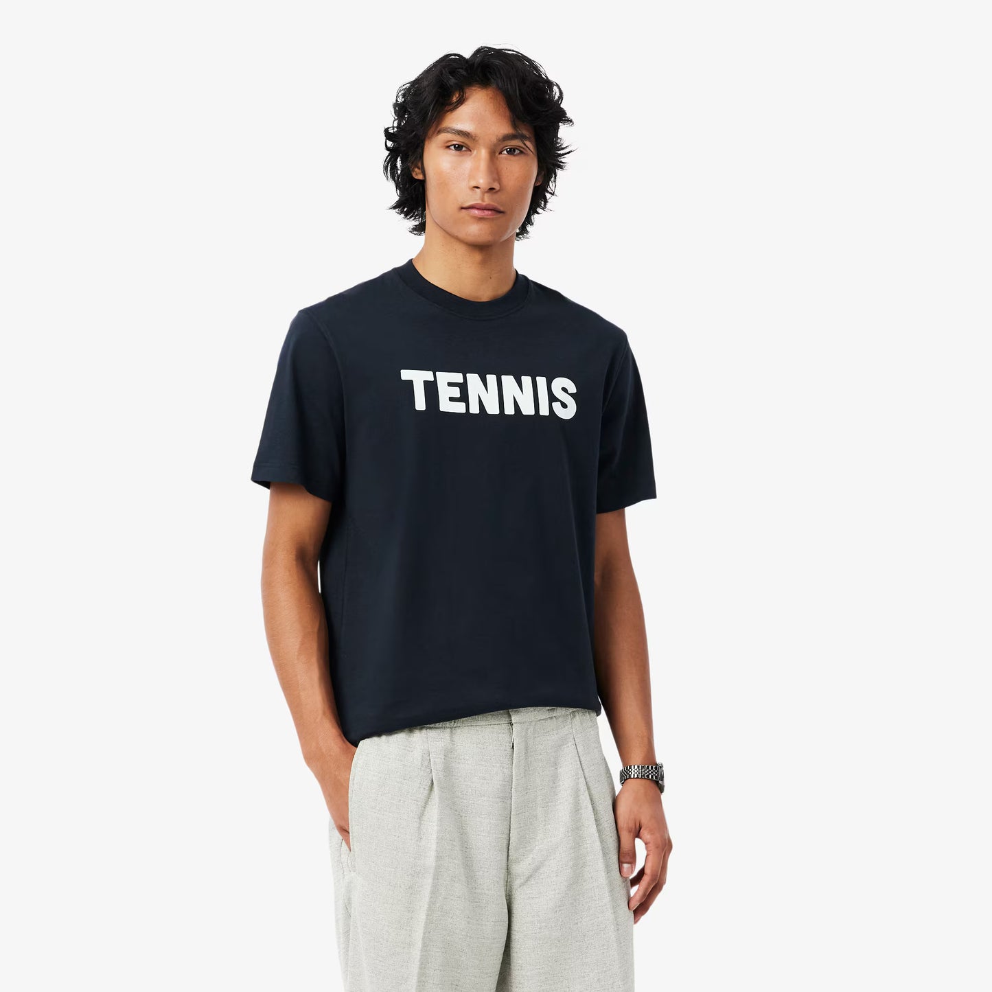T-shirt en coton imprimé
