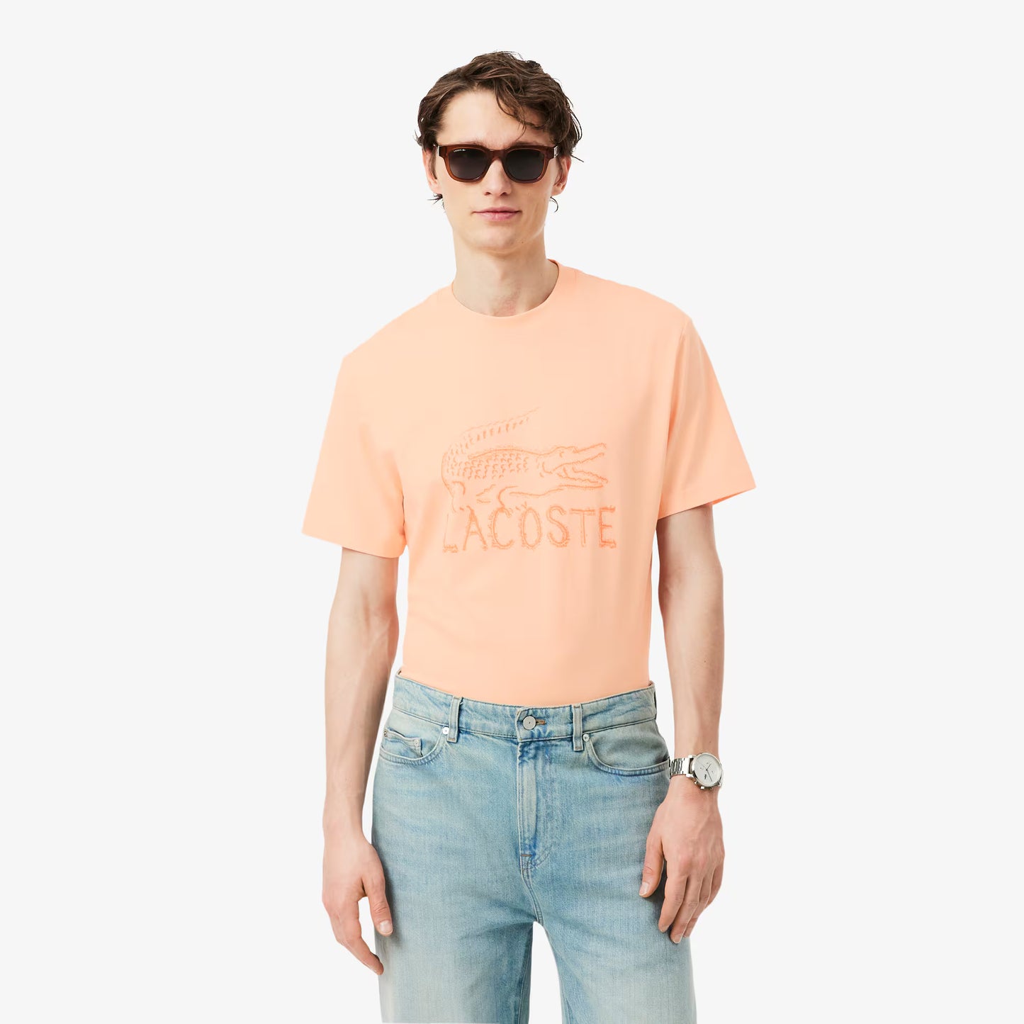 T-shirt en coton imprimé