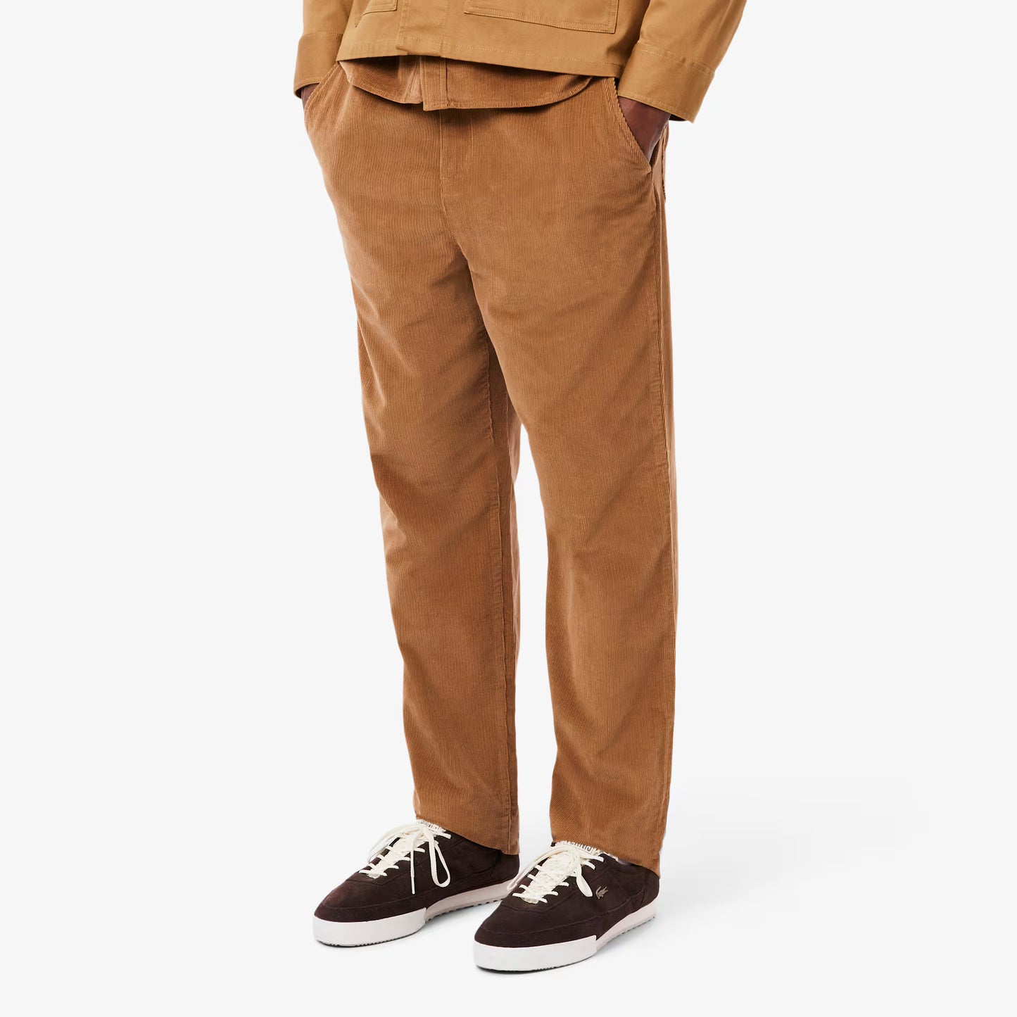 Pantalon en velours côtelé coupe droite