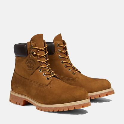 Premium 6-Inch Lace-Up Waterproof Boot Dark Wheat Nubuck