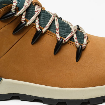 Sprint Trekker Mid Lace Medium Brown Nubuck with Green
