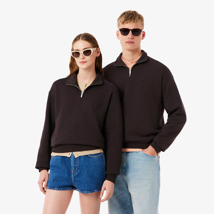 Sweat en polaire épais avec col zippé