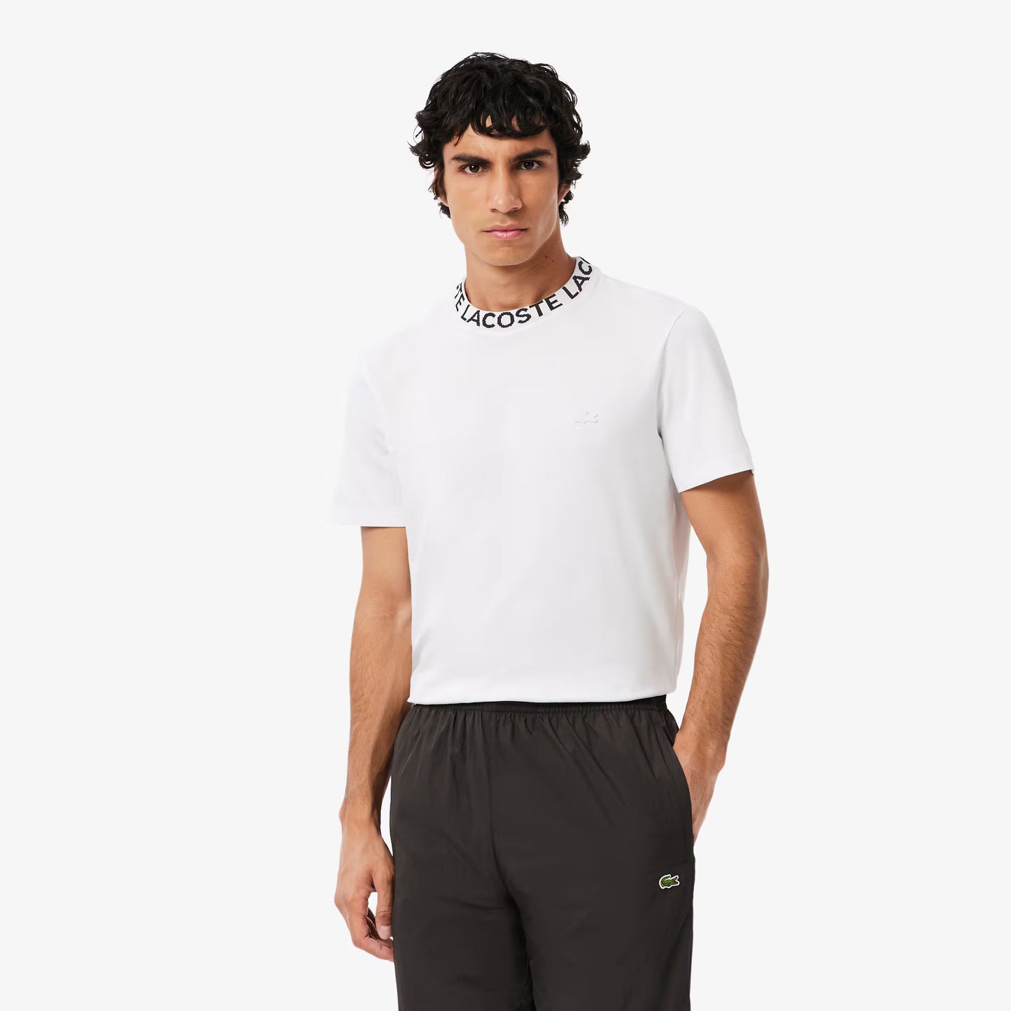 T-shirt en piqué Jacquard