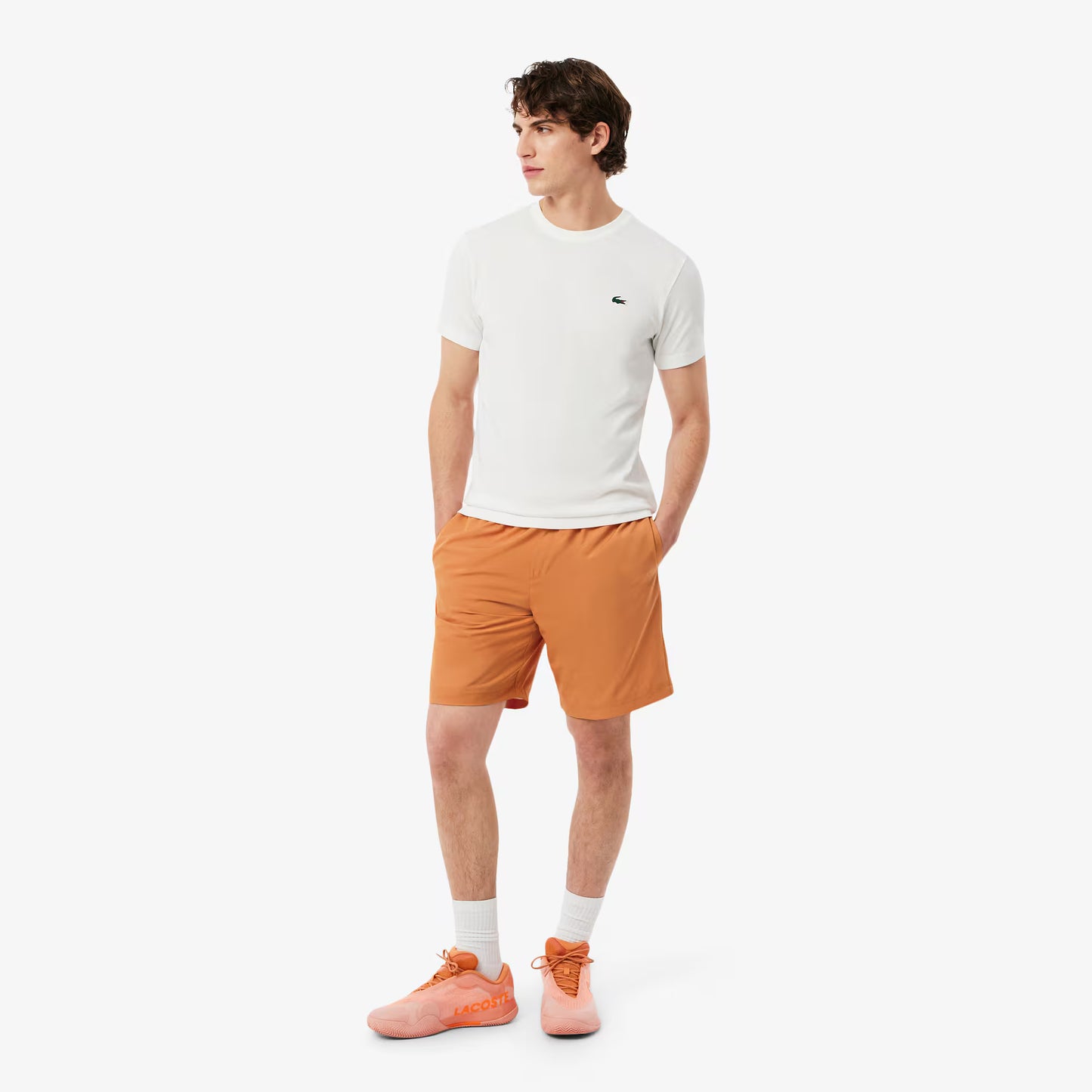 Short de sport en taffetas de diamant léger