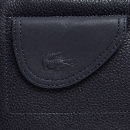 Sac à bandoulière Lacoste Club en cuir grainé