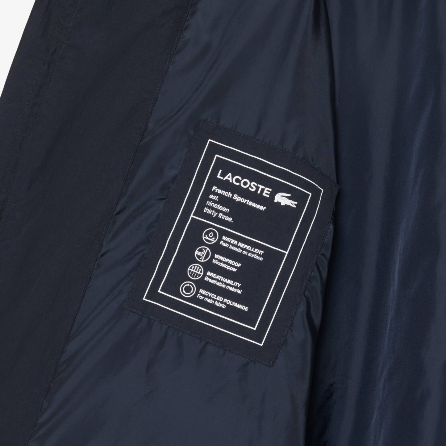 Blouson en taffetas texturé déperlant
