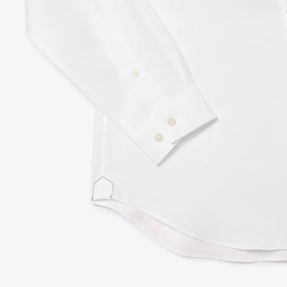 Chemise regular fit en popeline de coton