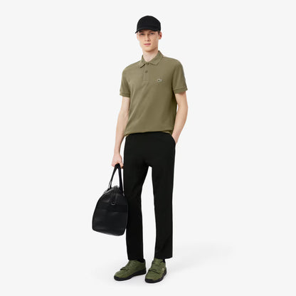 Polo Rayé Logo Coupe Droite