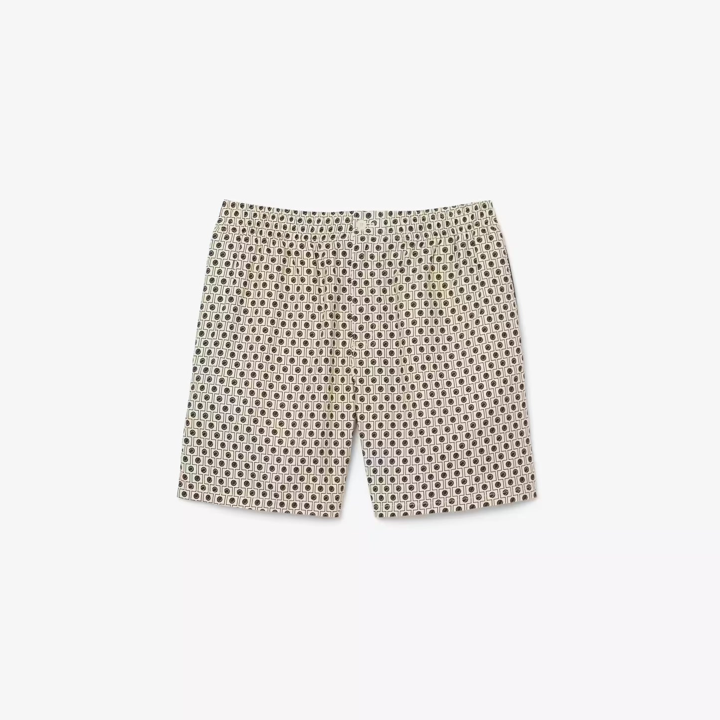 Short ample en mélange de coton imprimé