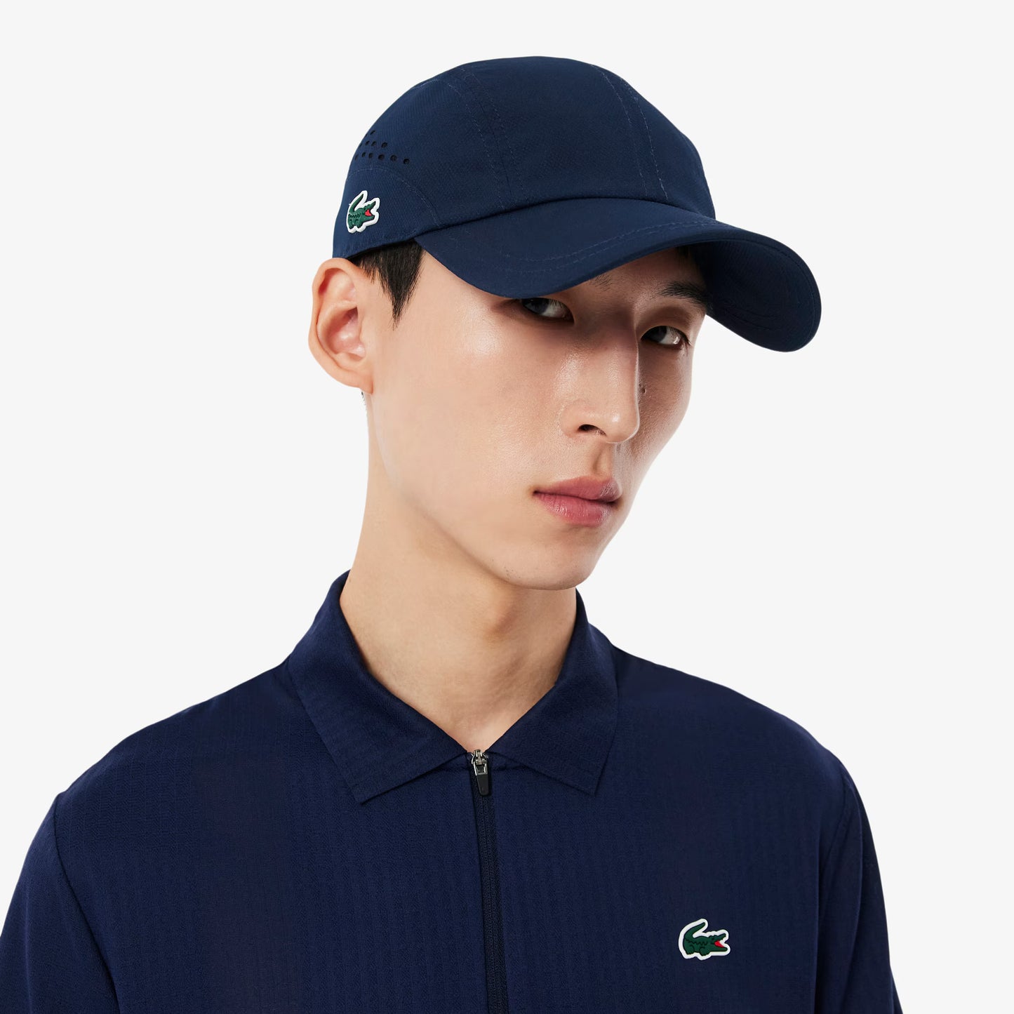 Casquette de tennis en taffetas de losanges