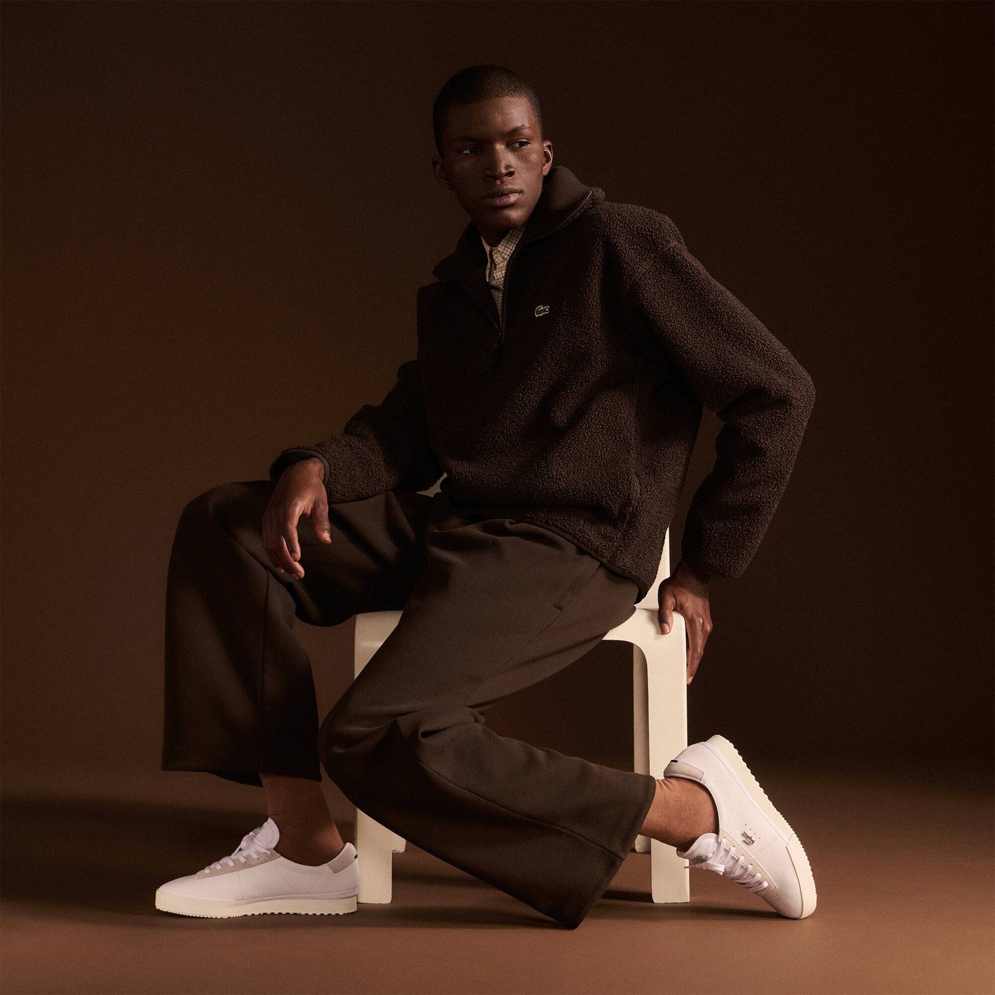 Baskets en cuir Aura pour homme