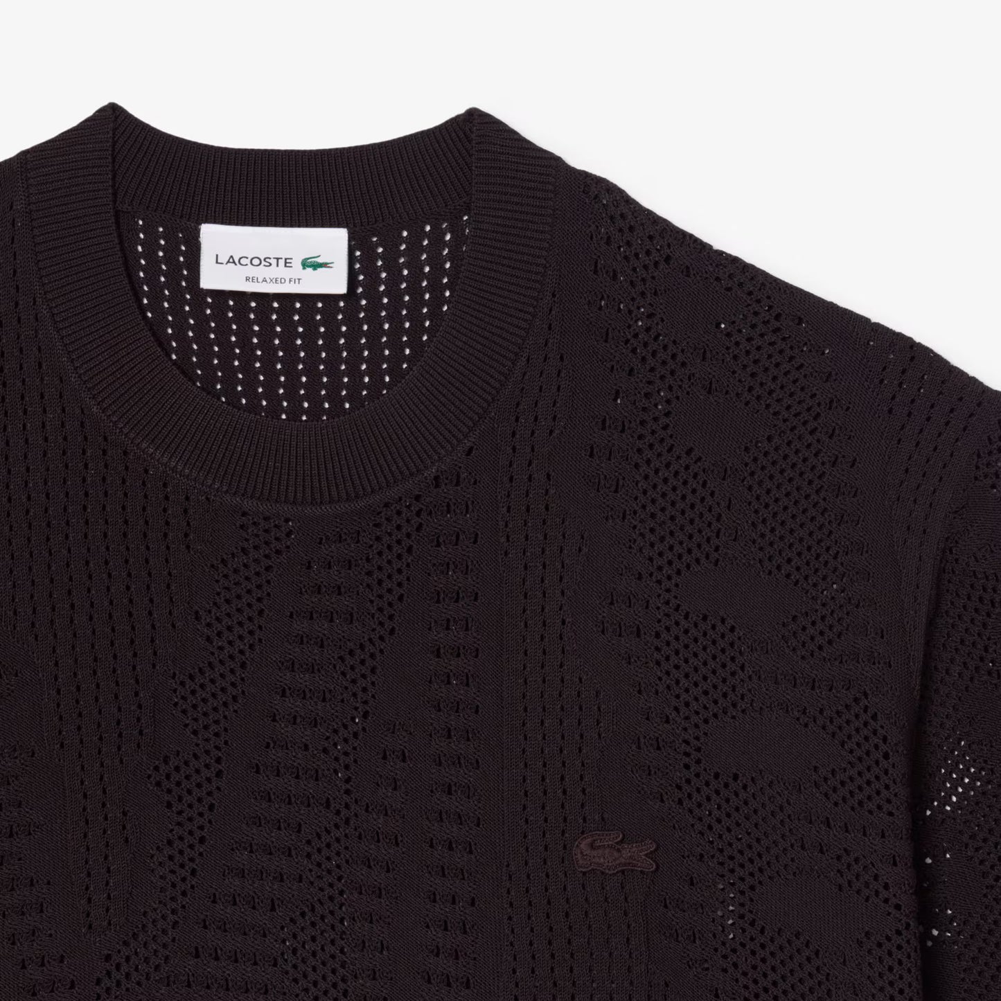Pull imprimé à manches courtes coupe décontractée