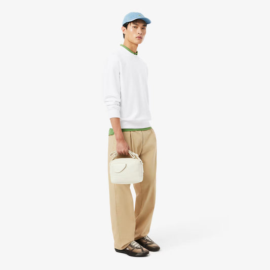 Besticktes Fleece-Sweatshirt