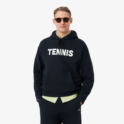 Sweat à capuche imprimé tennis