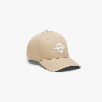 Casquette en sergé de coton brodé