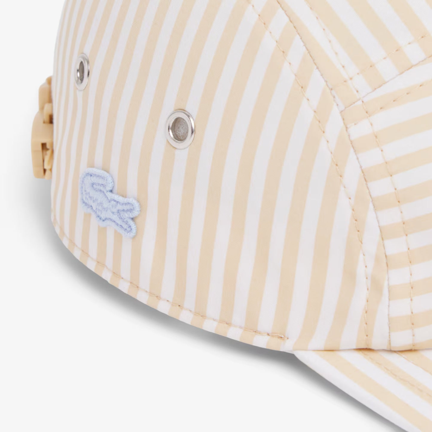 Casquette de jockey en popeline rayée