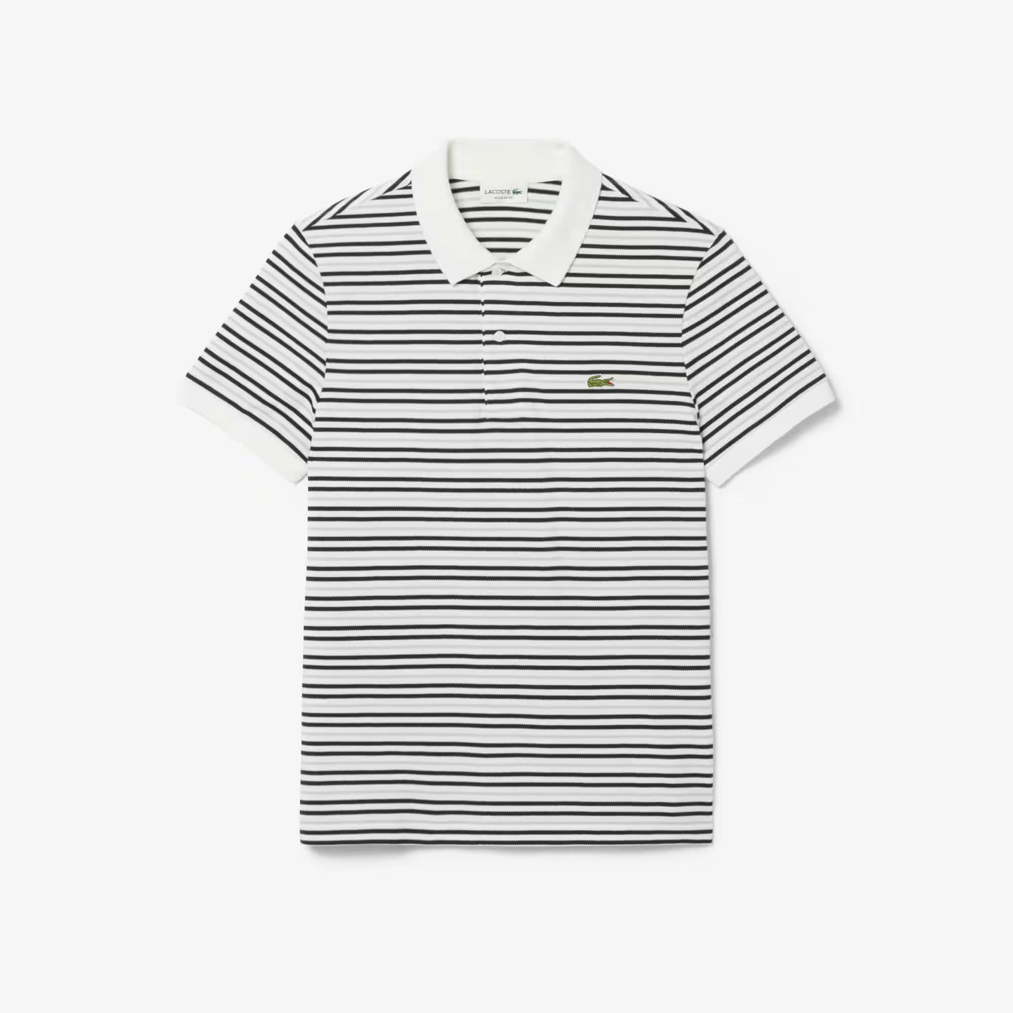 Polo Petit Piqué Rayé Coupe Classique