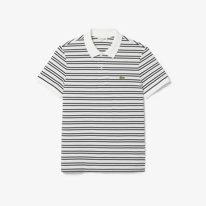 Polo Petit Piqué Rayé Coupe Classique