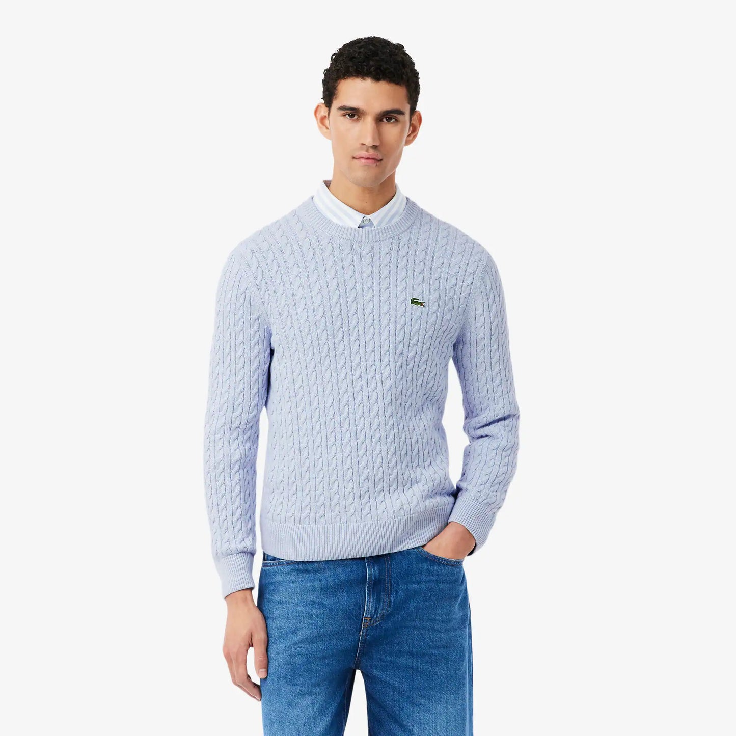 Pull en coton torsadé
