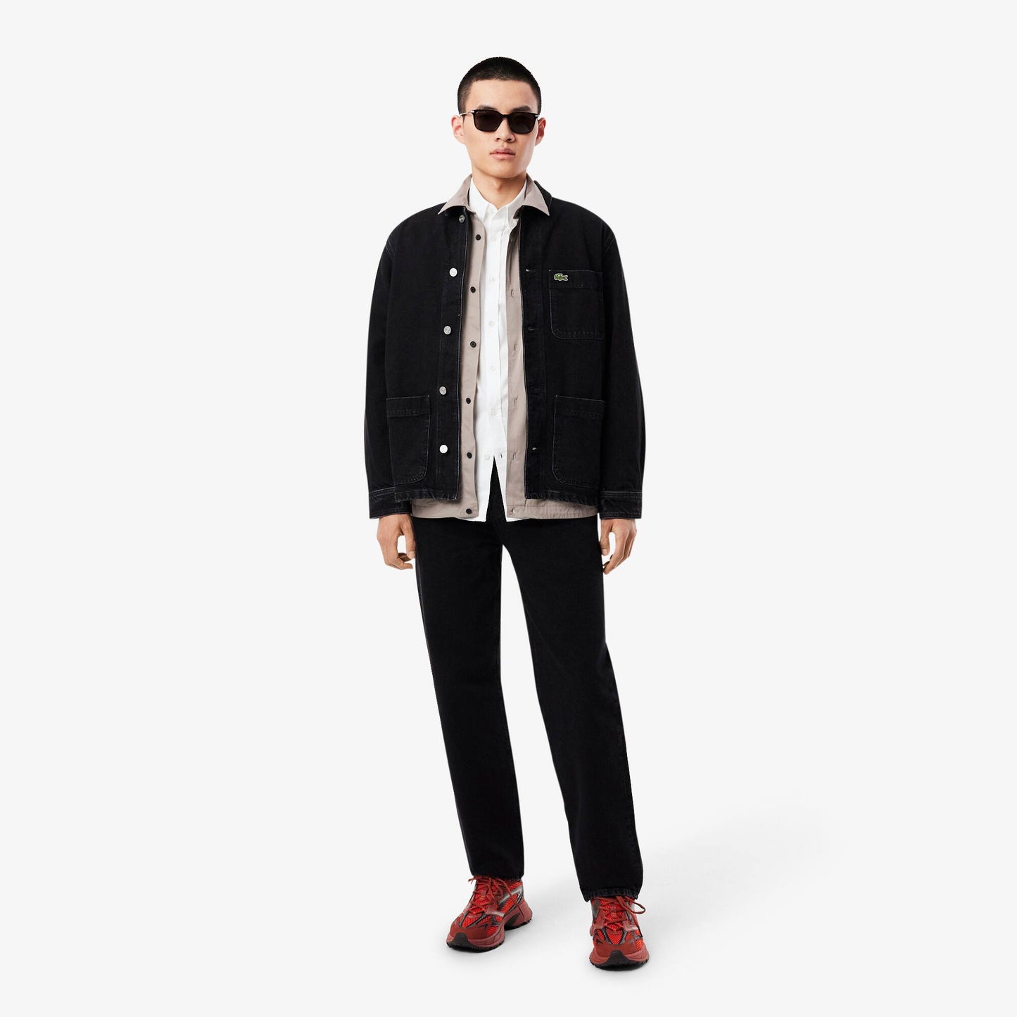 Chemise en coton coupe slim