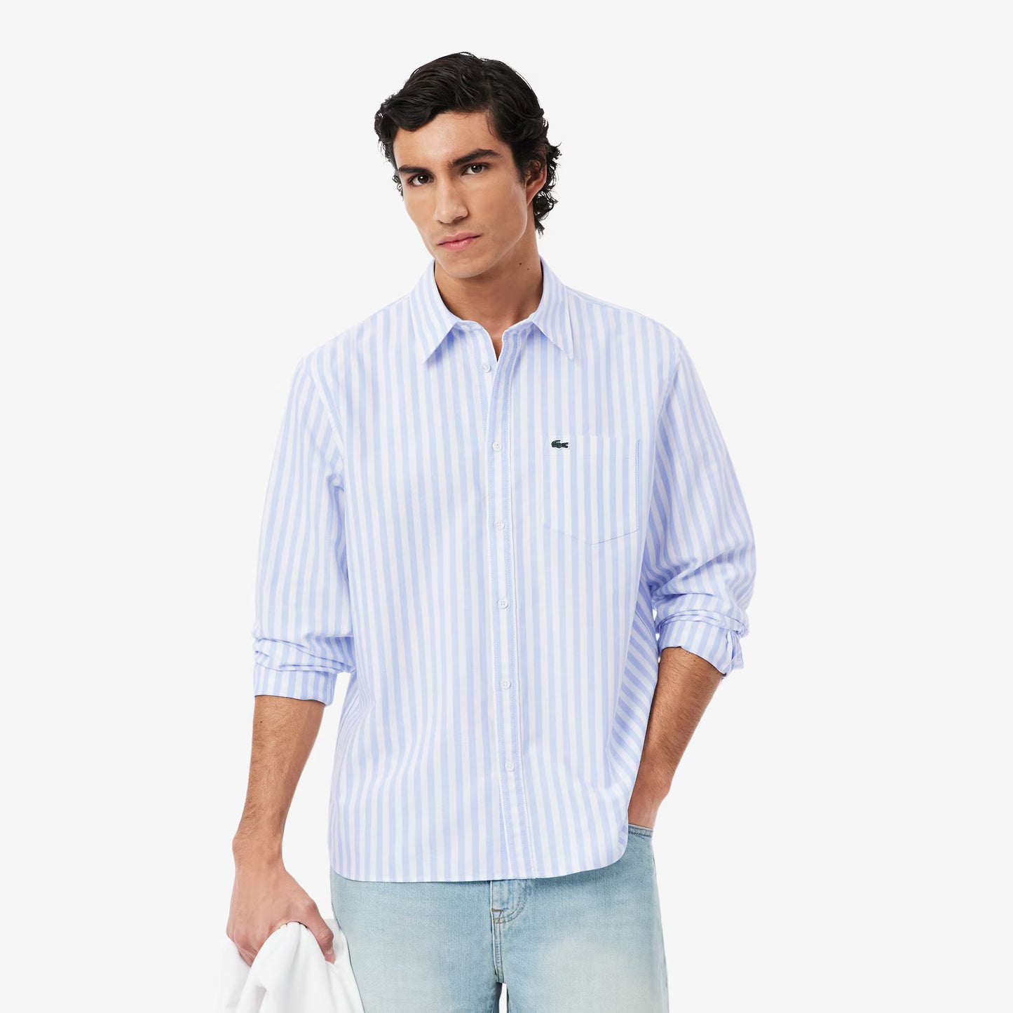 Chemise Oxford rayée coupe classique