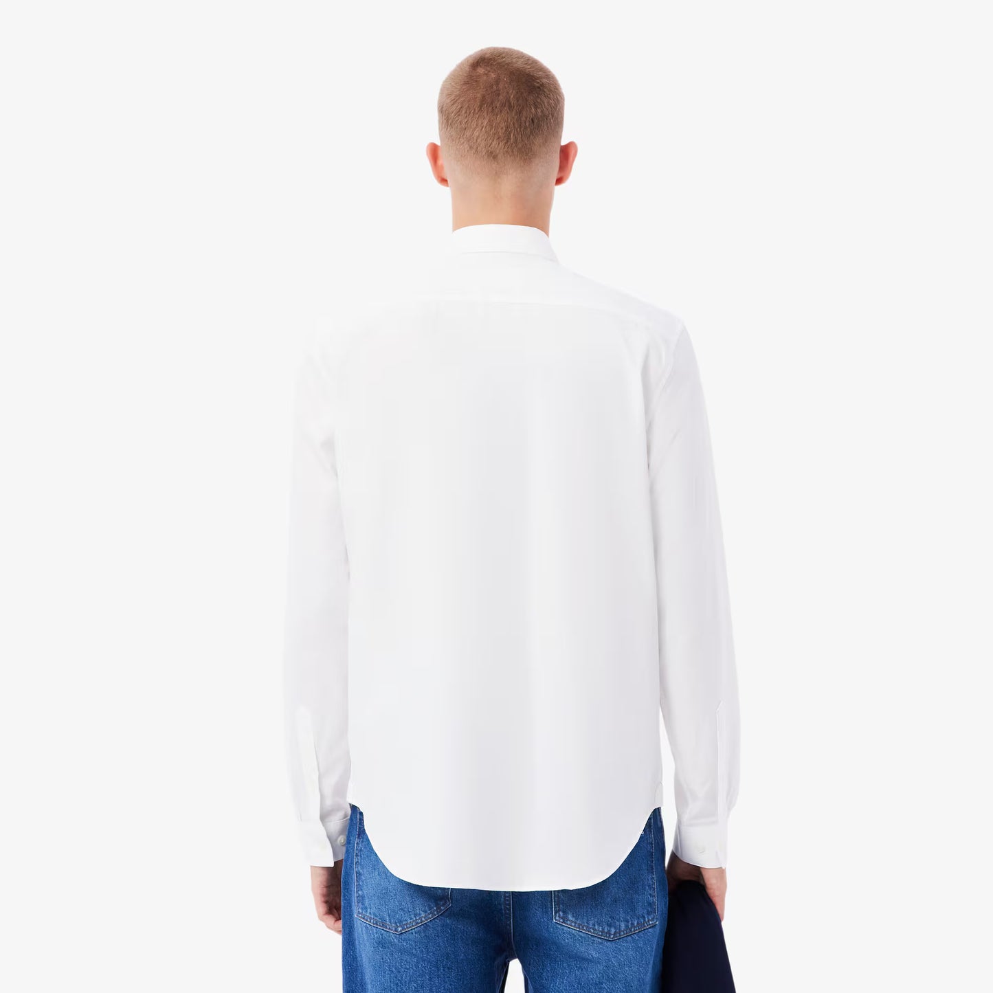 Chemise regular fit en popeline de coton