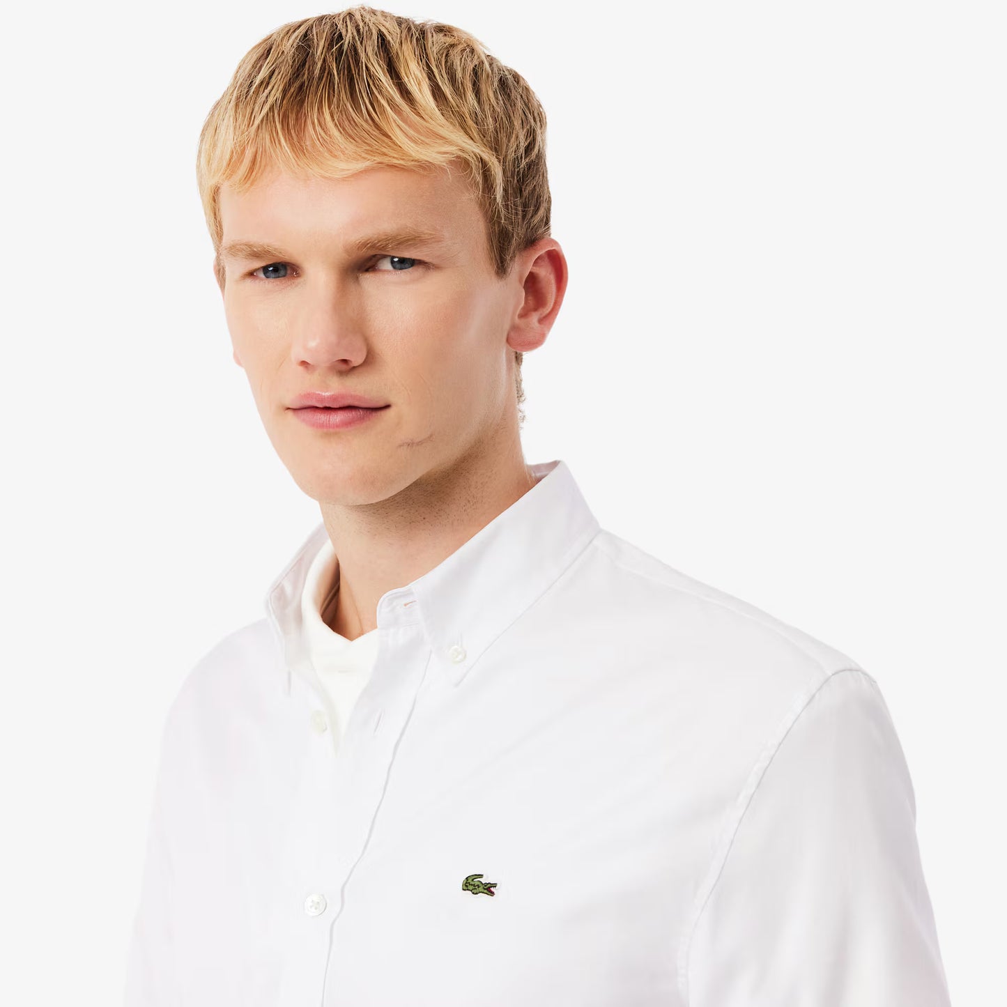 Chemise en coton coupe droite