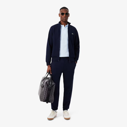Sweat molletonné col montant zippé