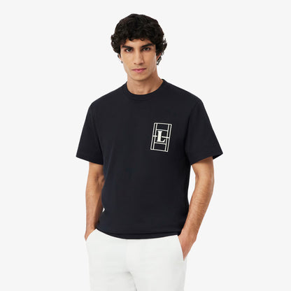 T-shirt en jersey épais brodé