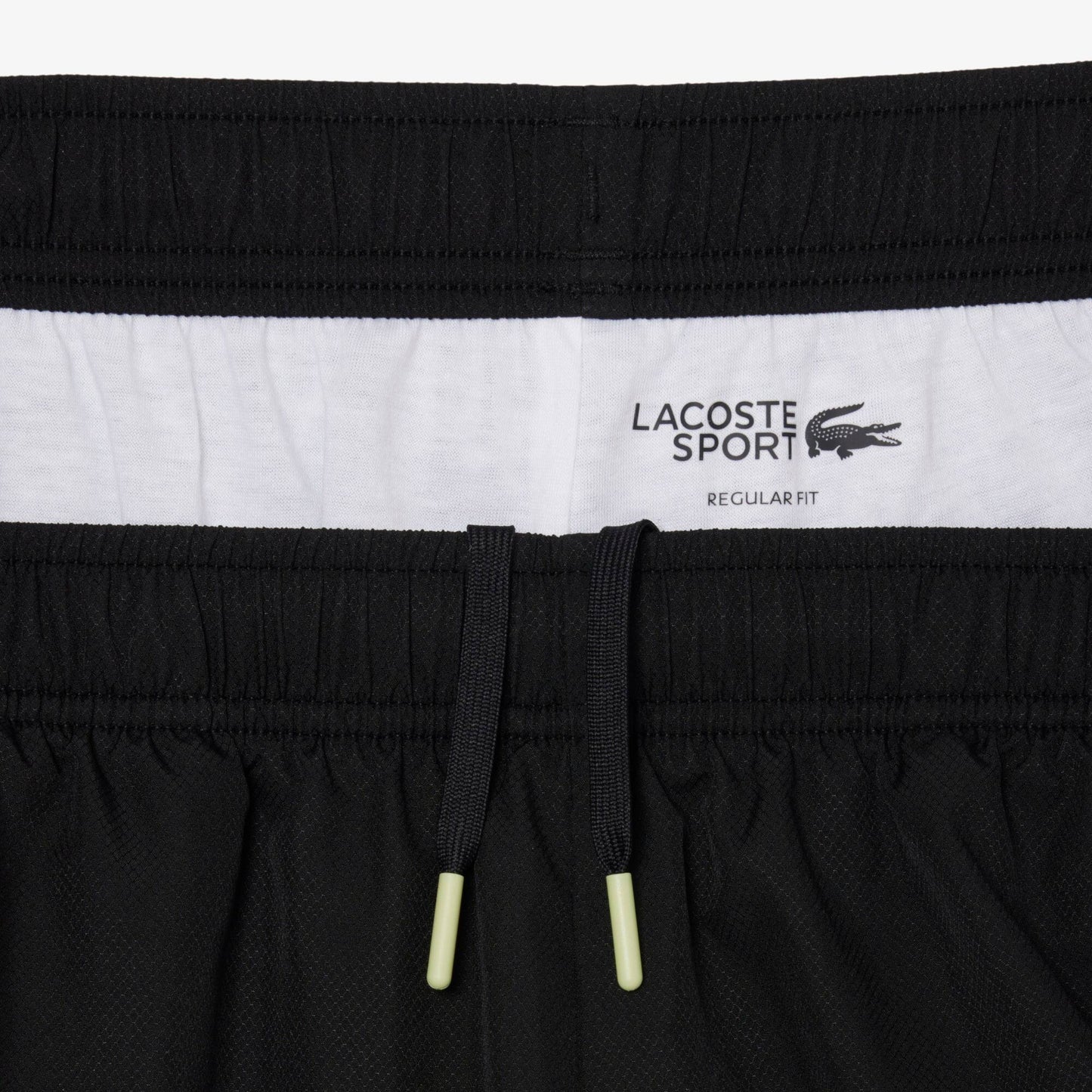 Shorts de sport avec bande en taffetas diamant