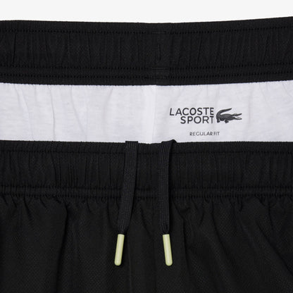 Shorts de sport avec bande en taffetas diamant