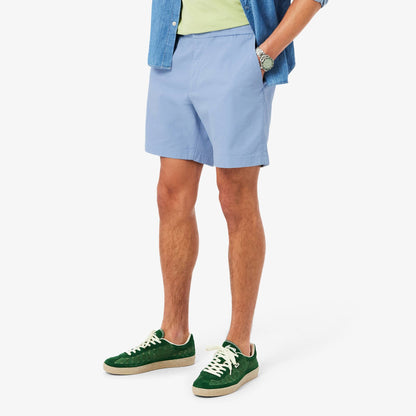 Short en coton stretch coupe droite