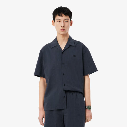 Relaxed Fit Seersucker-Hemd