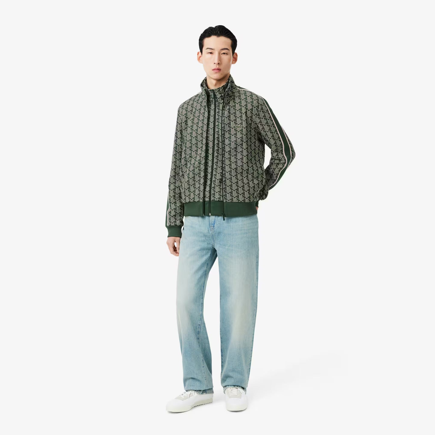 Veste de survêtement jacquard zippée Paris