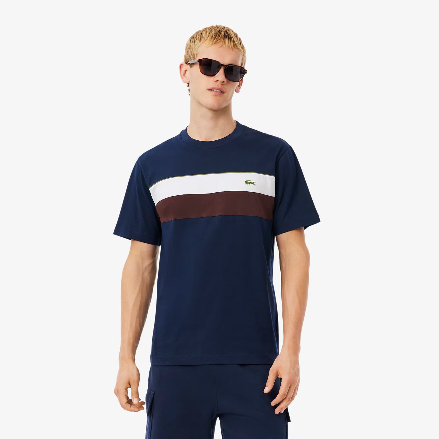 T-shirt color block en jersey