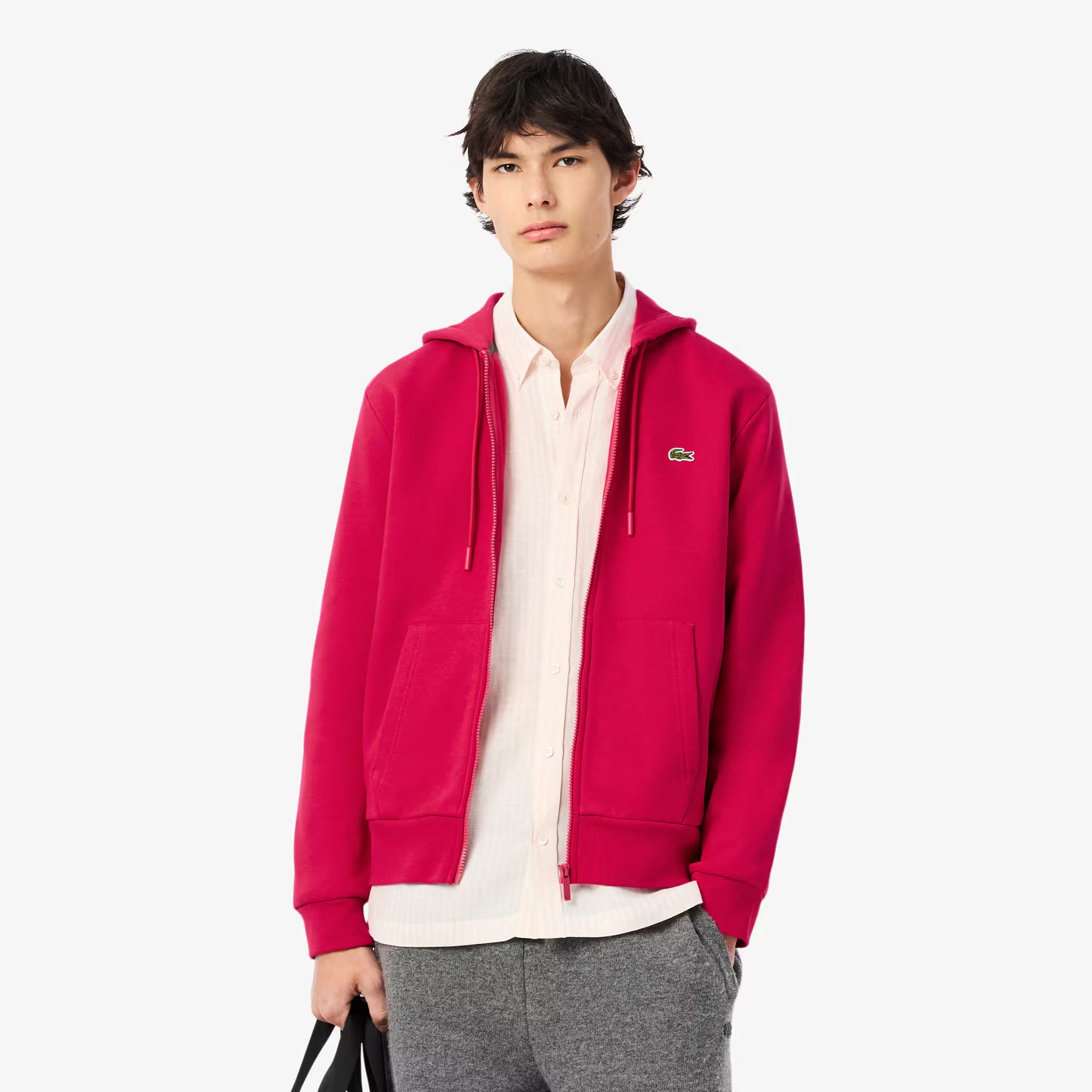 Sweat à capuche en polaire zippé