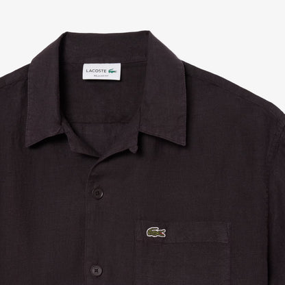 Chemise en lin coupe décontractée