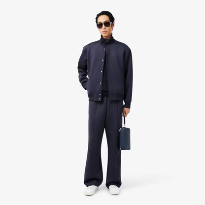 Veste brodée emblématique à col montant