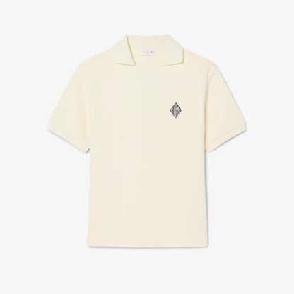 Polo molletonné ample à écusson