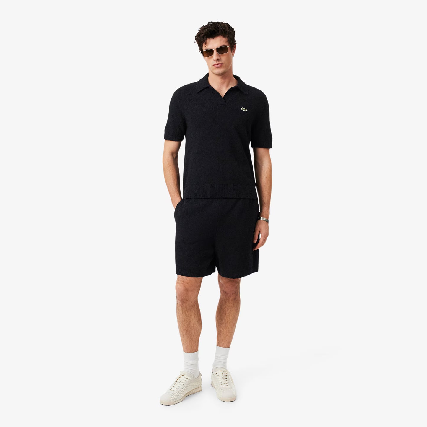 Short en maille bouclette