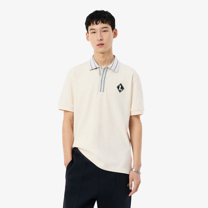 Polo classique de fabrication française avec badge