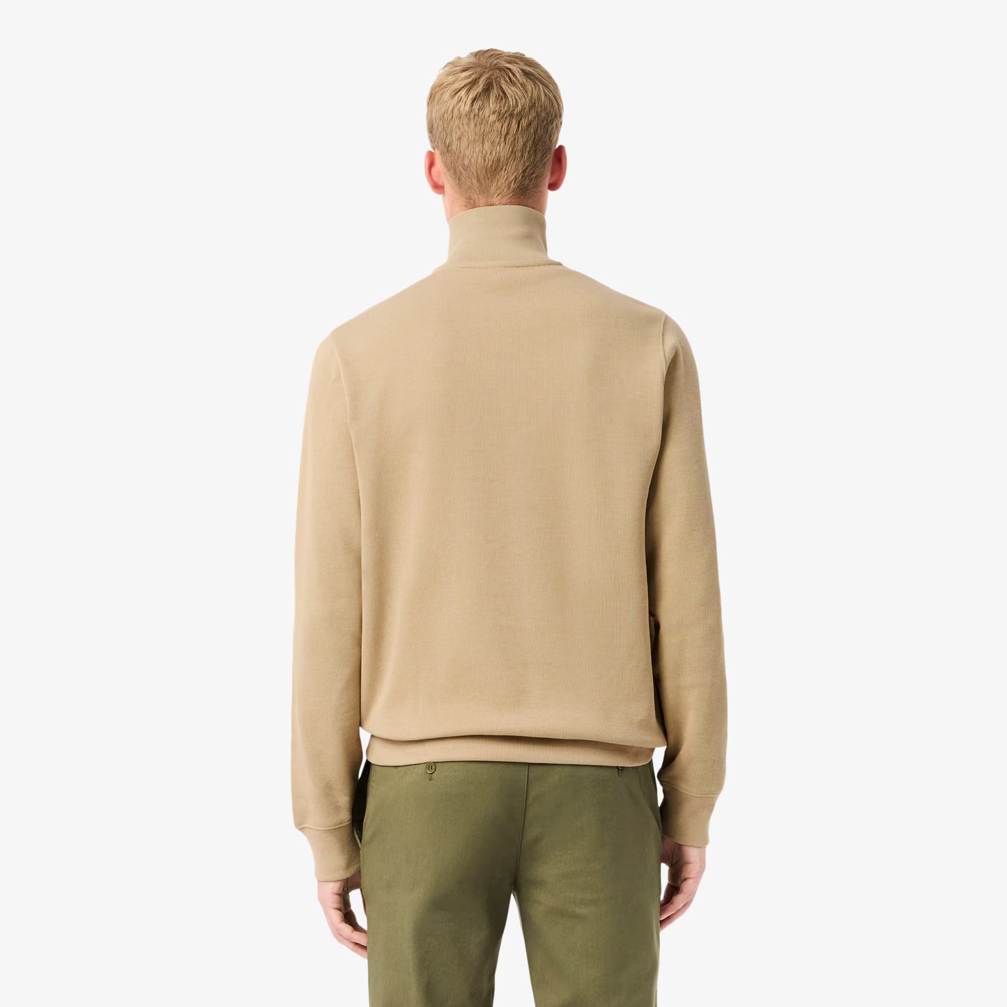 Sweat-shirt interlock col montant zippé 2