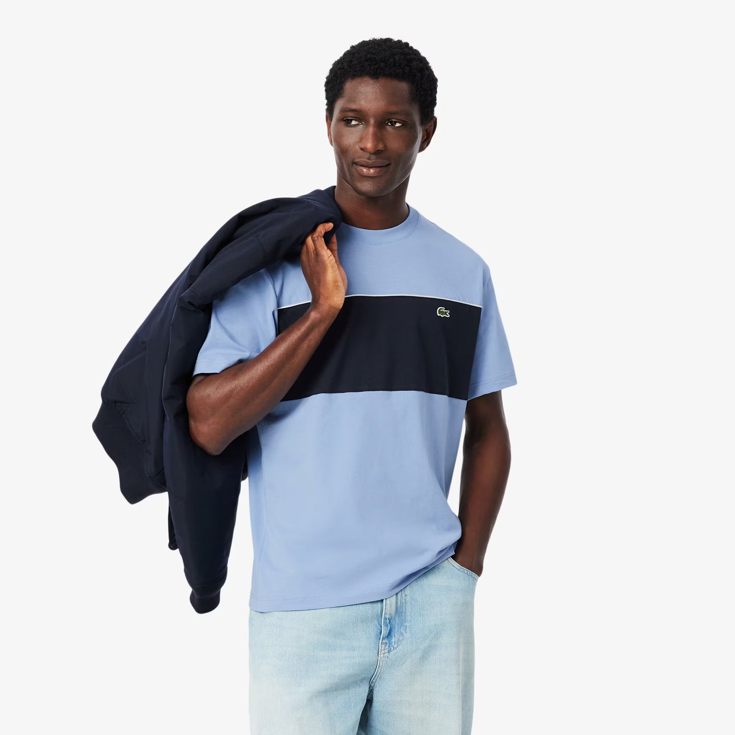 T-shirt en coton color-block