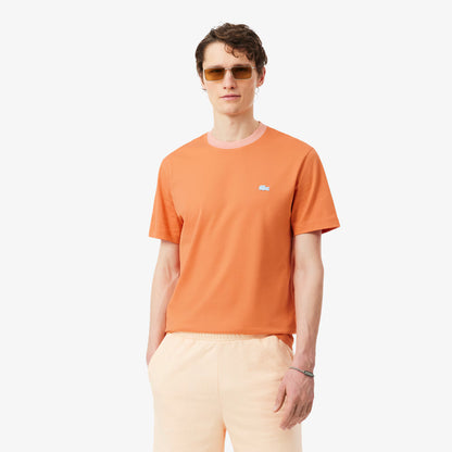 T-shirt en coton color-block coupe classique