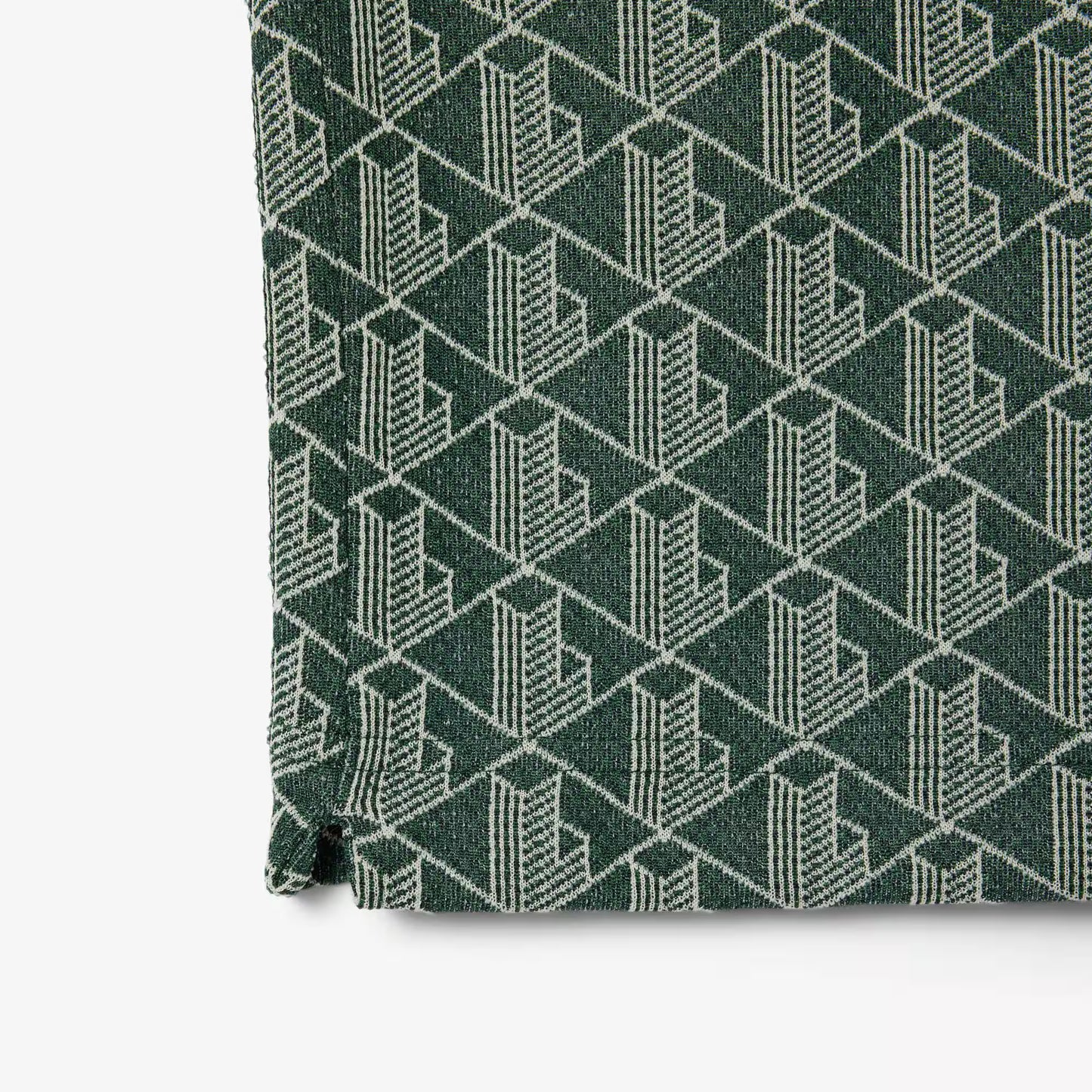 Polo classique en jacquard monogrammé