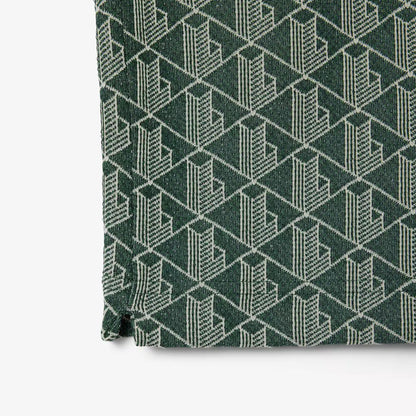 Polo classique en jacquard monogrammé