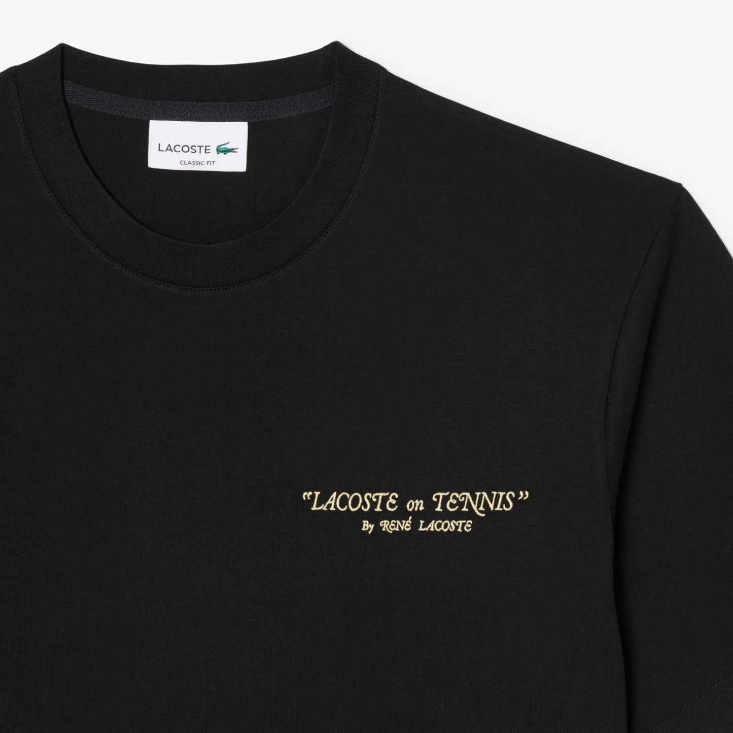 T-shirt en coton brodé