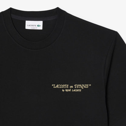 T-shirt en coton brodé