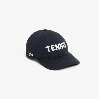 Casquette en sergé de coton brodé